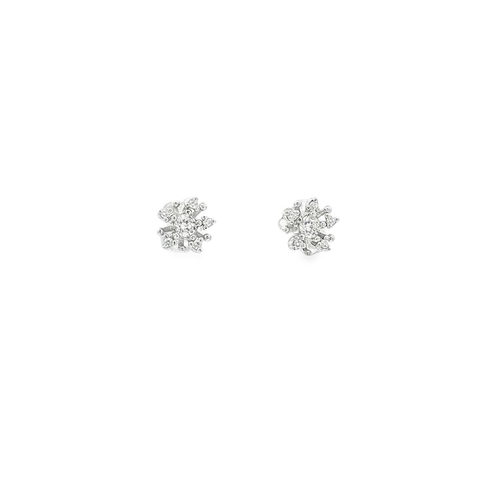 PLUMERIA CRYSTAL EARRINGS