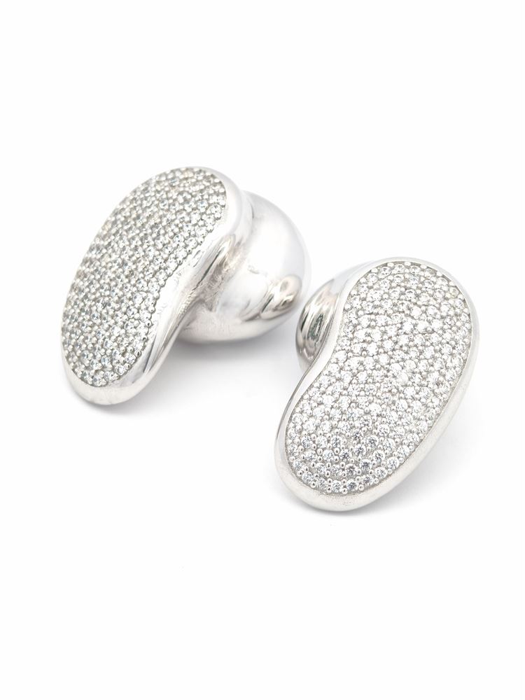 EARBUD DESIGN CRYSTAL EARRINGS