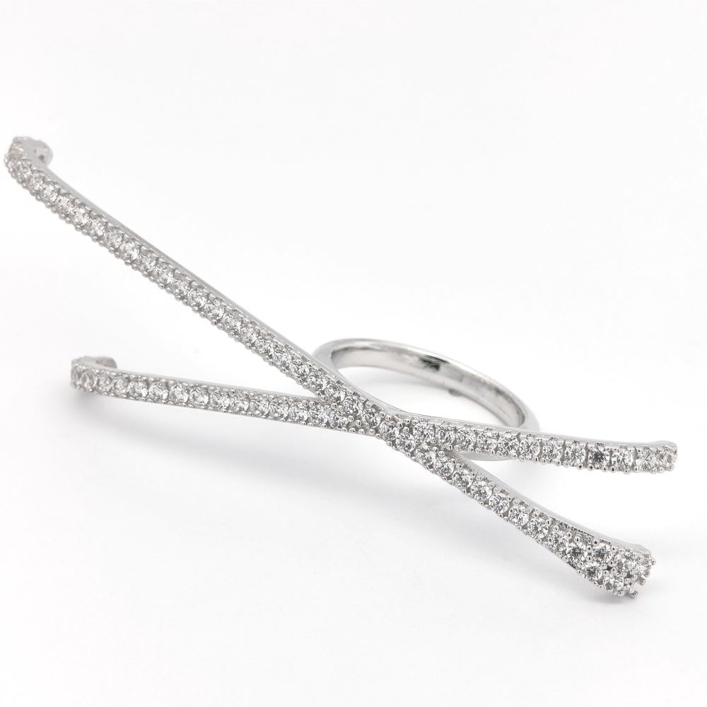CROSS CRYSTAL RING