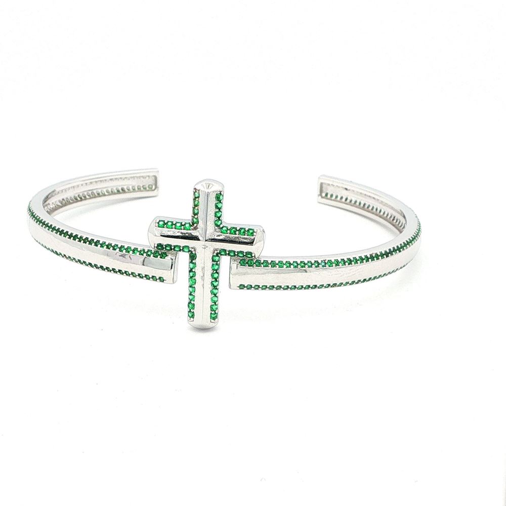 CRUX GREEN STONES BRACELET