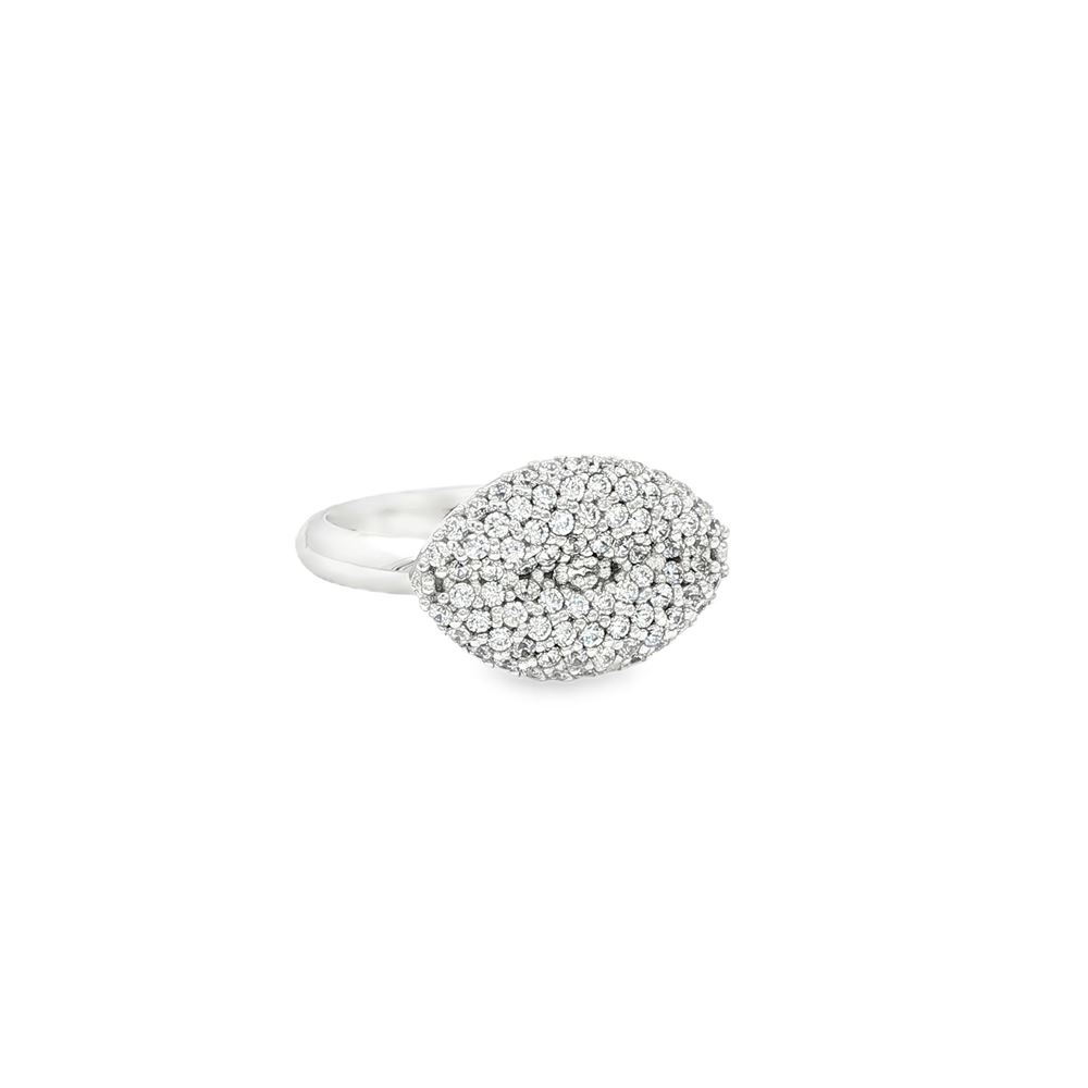 leaf crystal ring