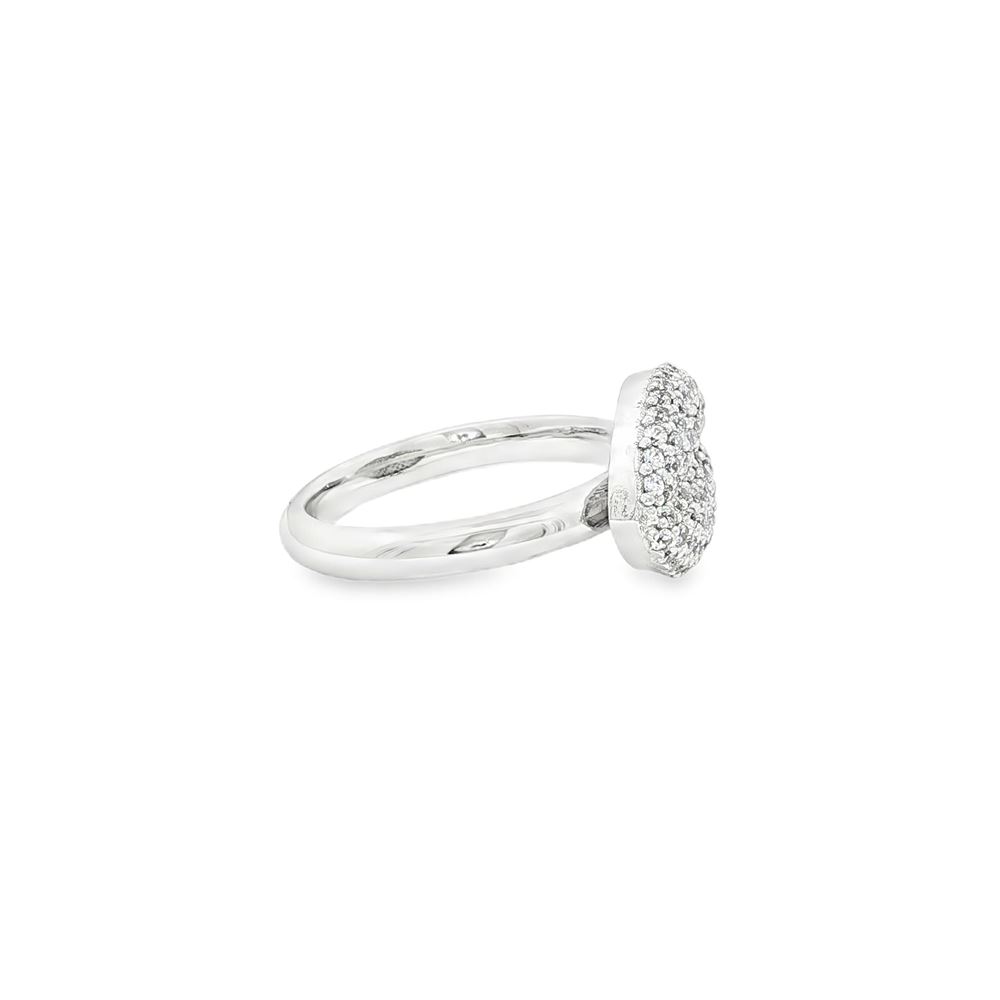 leaf crystal ring