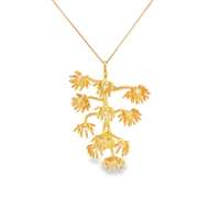 AGAVE GOLD CRYSTAL NECKLACE