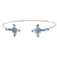 crux celeste&acquamarina bracelet