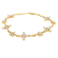 crux gold crystal bracelet