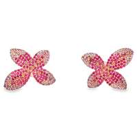 dea gold fucsia&ametista earrings