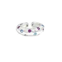 GLAMOUR CELESTE&AMETISTA RING