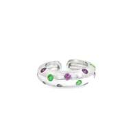 GLAMOUR AMETISTA&VERDE RING