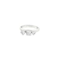 LIGHTS CRYSTAL THREE STONES RING