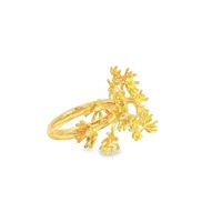 AGAVE GOLD CRYSTAL RING
