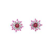 BLOSSOM RUBY EARRINGS