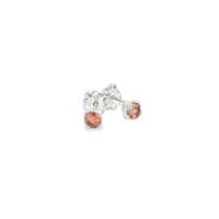 LIGHTS CHOCOLATE EARRINGS 4MM