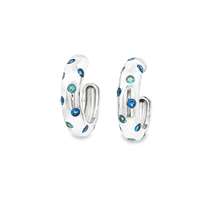 GLAMOUR ACQUAMARINA&BLUE EARRINGS