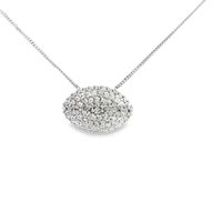 LEAF CRYSTAL NECKLACE