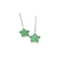 COMETA GREEN STONES EARRINGS