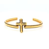 CRUX GOLD BLACK STONE BRACELET