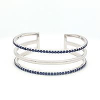 LINE BLUE STONES BRACELET