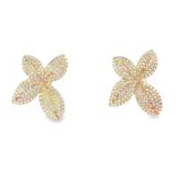 DEA GOLD CRYSTAL EARRINGS