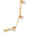 lights gold crystal bracelet