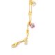 lights gold crystal&rosa bracelet